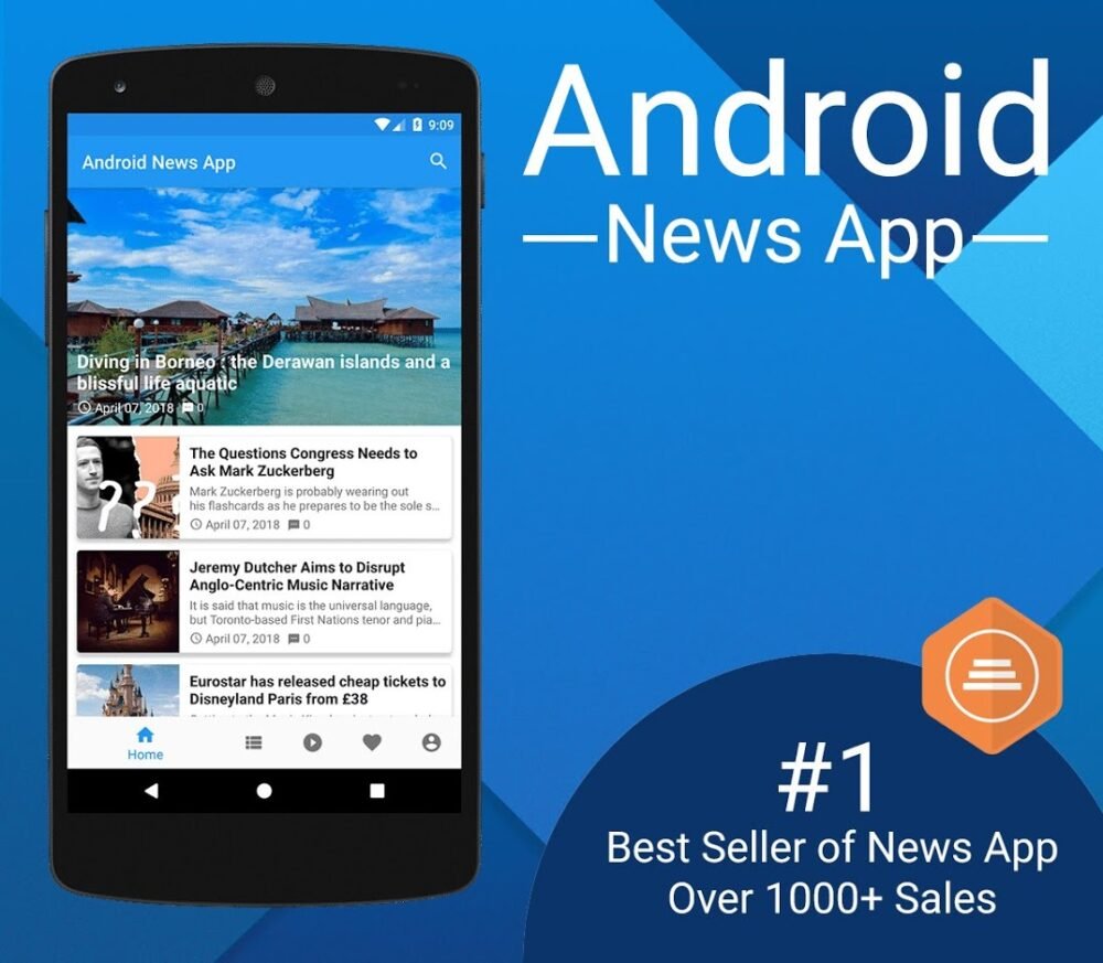 Andro News v1.0 - Android News App With Reward System