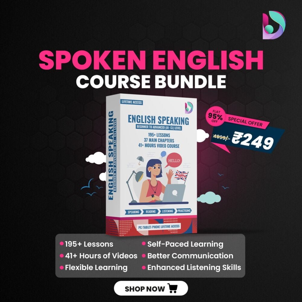 English speaking Mastery Course with Bonuses