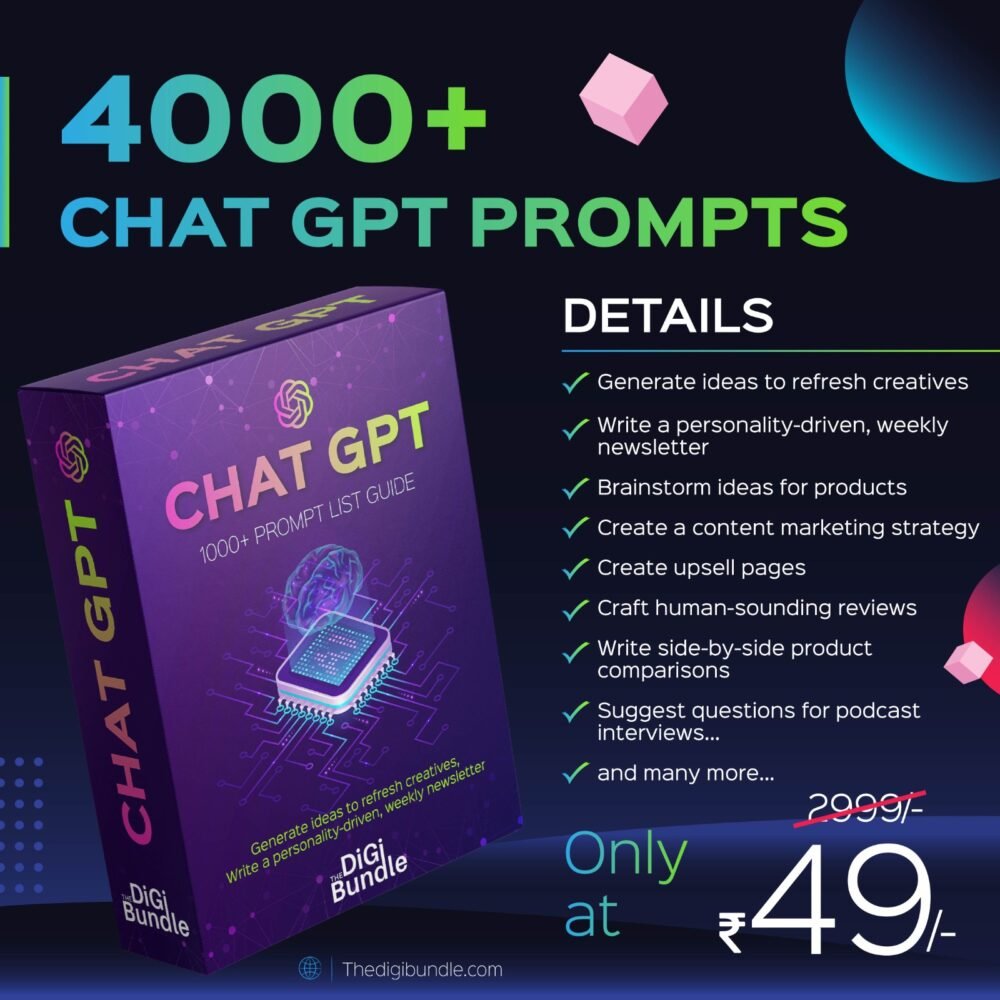 4000+ Chat GPT Prompt List Guide