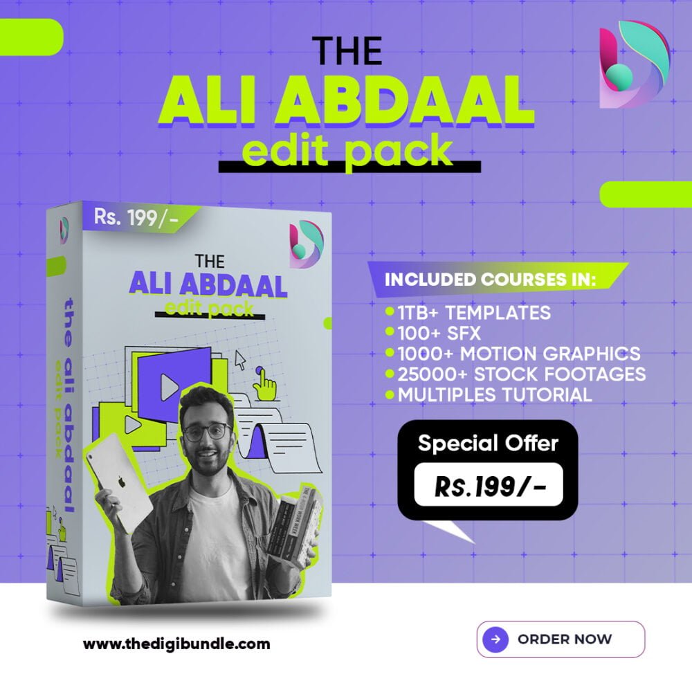 Ali Abdaal Editing Pack